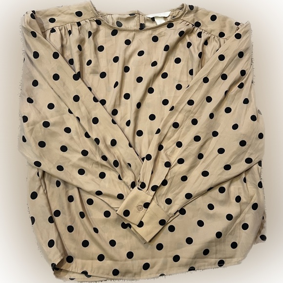🍂H&M S Polka Dot Blouse - Picture 1 of 1